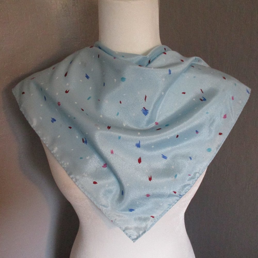 Light blue scarf